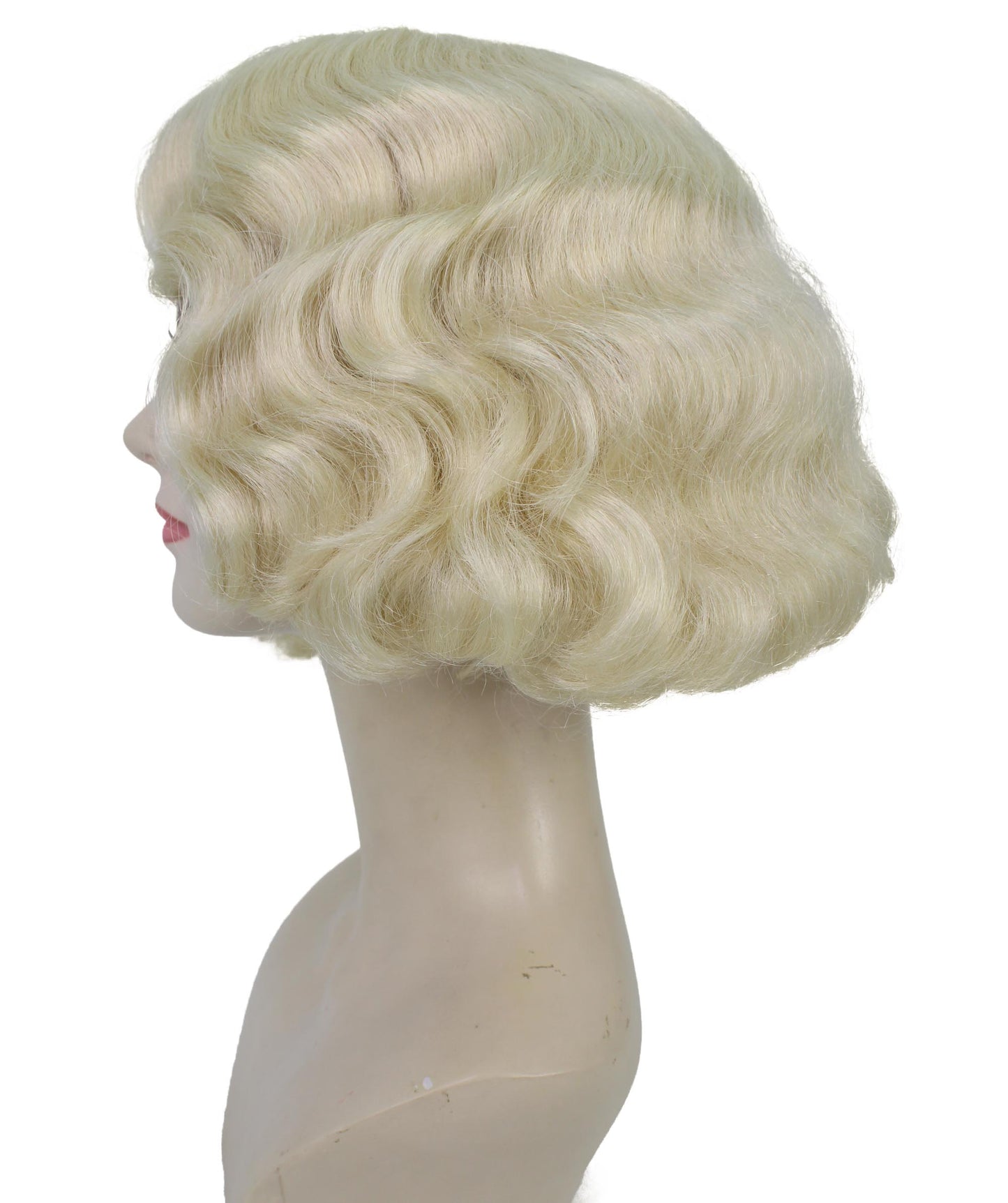女性用 H-5865 アメリカン ハーフブラッド ウィッチ ブロンド ウィッグ ハロウィンに最適 難燃性合成繊維