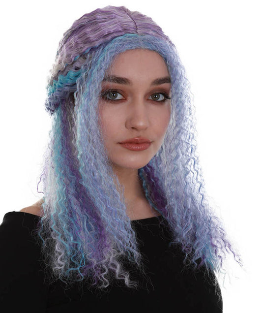 ハロウィンパーティープレミアム H-5362 女性用 マルチ ウェービーミディアムレングス トレンディ ミシックマジックウィッグ