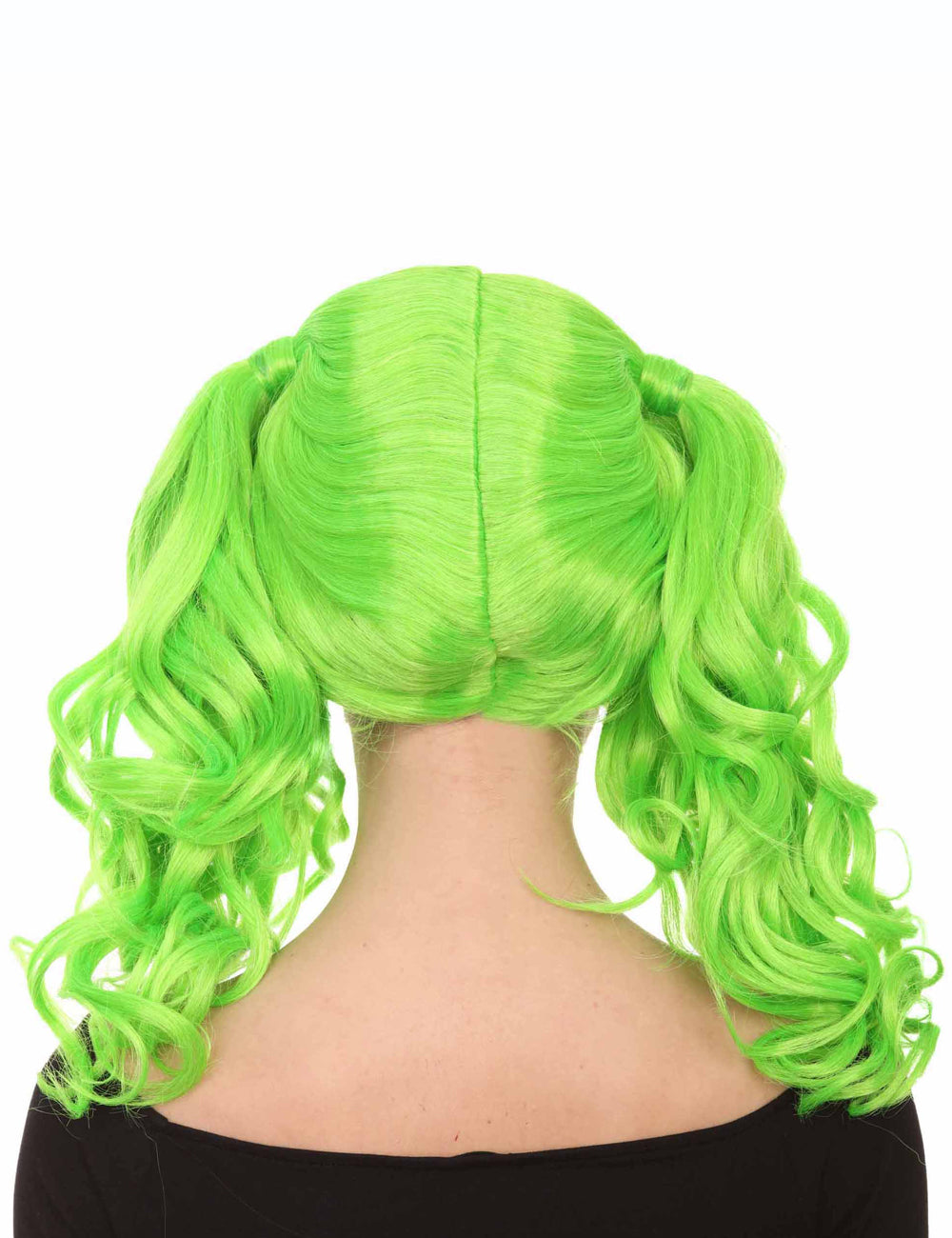 Wigs2you ハロウィンパーティー プレミアム レディース H-740 ドリー ピグテール ウィッグ ライムカラー