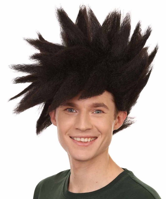 ハロウィンパーティープレミアムメンズ H-5624 ヴィランブルーフレームウィッグ ソフト合成繊維髪