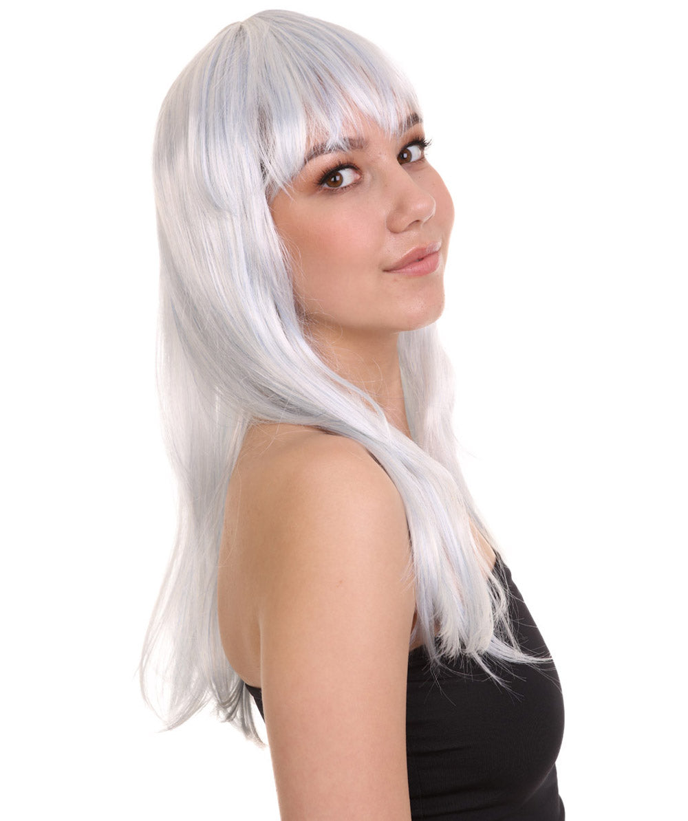 Wigs2you ハロウィンパーティープレミアムレディース H-1058 とても快適なグラマーグリーンウィッグ スカイブルー色