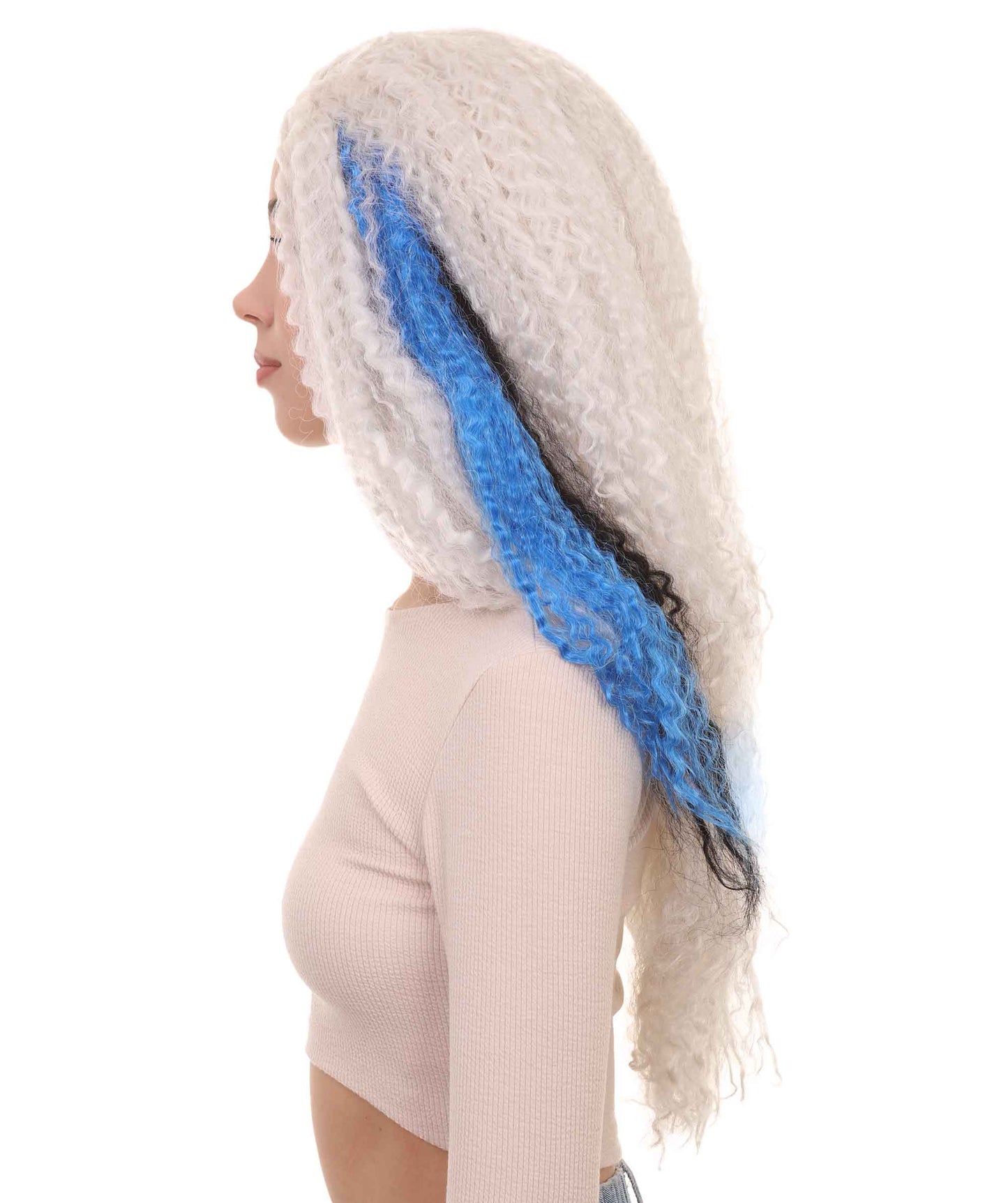 Wigs2you ハロウィンパーティープレミアムレディース H-1867 華やかに見えるニューモンスターハイ エレクトリファイドフランキーコスプレウィッグ