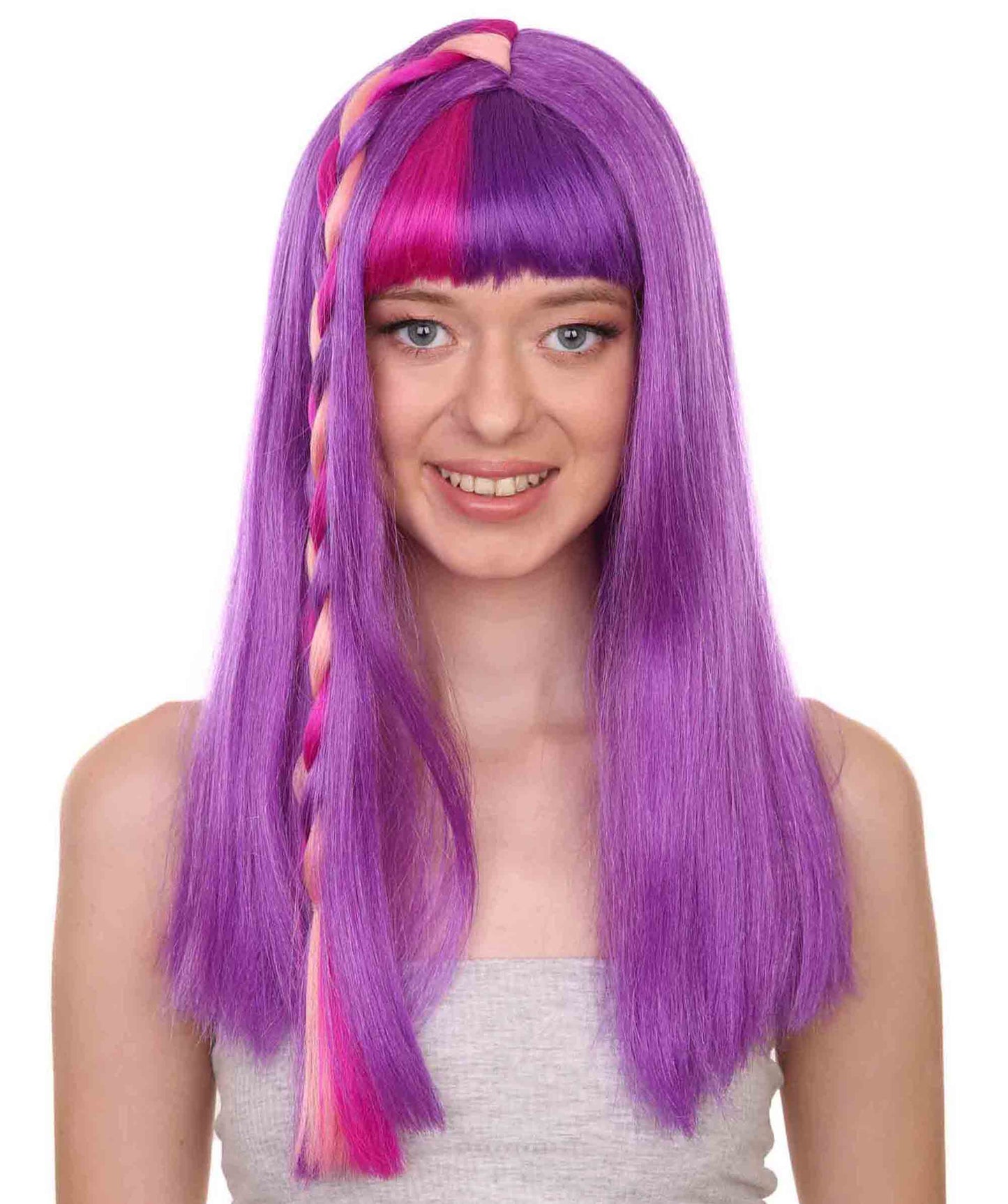 プレミアムハロウィンパーティーレディ H-5456 ロングレングス アニメポニーウィッグ