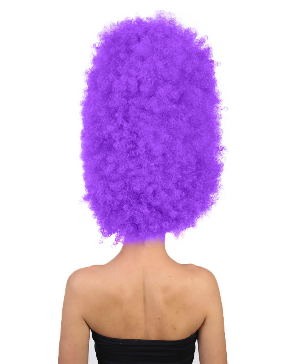 Wigs2you ハロウィンパーティ プレミアムレディース H-2010 着用しやすい 超巨大 ネオンパープル アフロウィッグ スタイルを大きくする