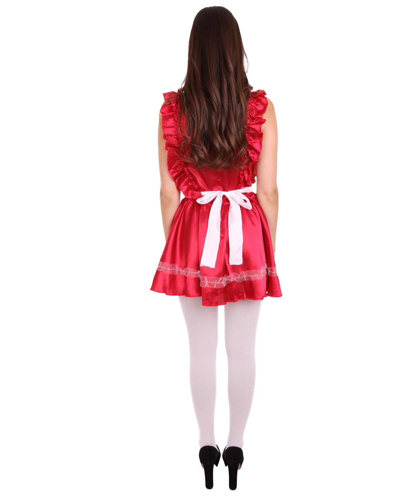 大人用女性の JCO-327_17 ソワリーフレンチメイド制服 ダークレッド コスプレコスチューム