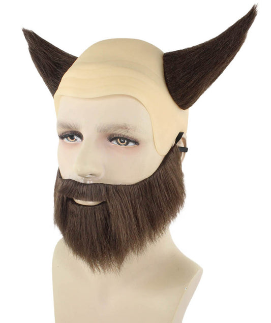 ハロウィンパーティー プレミアム 男性用 H-2412 マイティ バイキング ウィッグ および ビアード セット