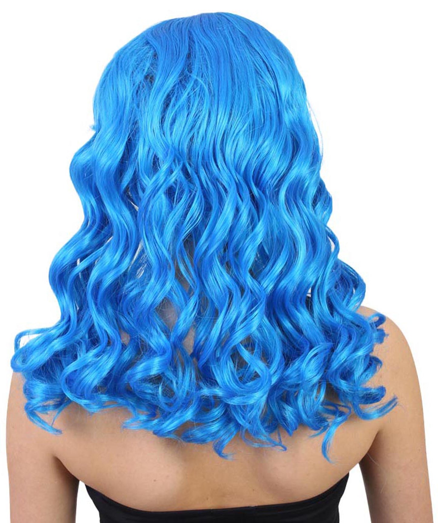 Wigs2you ハロウィンパーティープレミアム レディース H-1087 アリスウィッグ 鏡の国のアリス ロイヤルブルー色