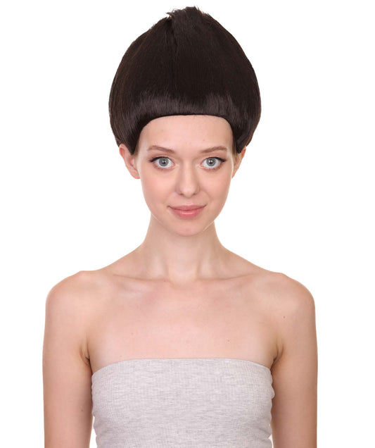 Wigs2you ハロウィンパーティープレミアム H-1802 着け心地が良い とても快適 女性用コスプレウィッグ ブラック トロールズスタイル