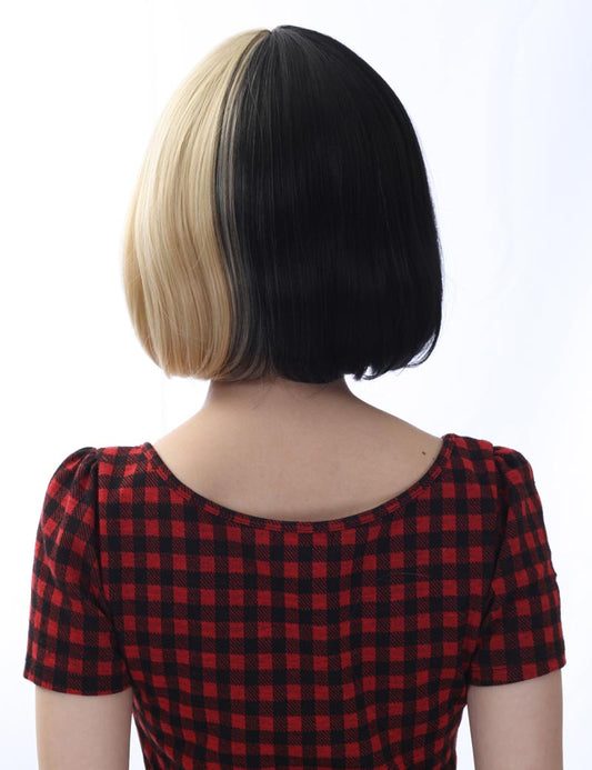 レディースファッション C-011 ミディアム C-ダーキーブロンド/プラチナブロンド コスプレ ヒートスタイルウィッグ