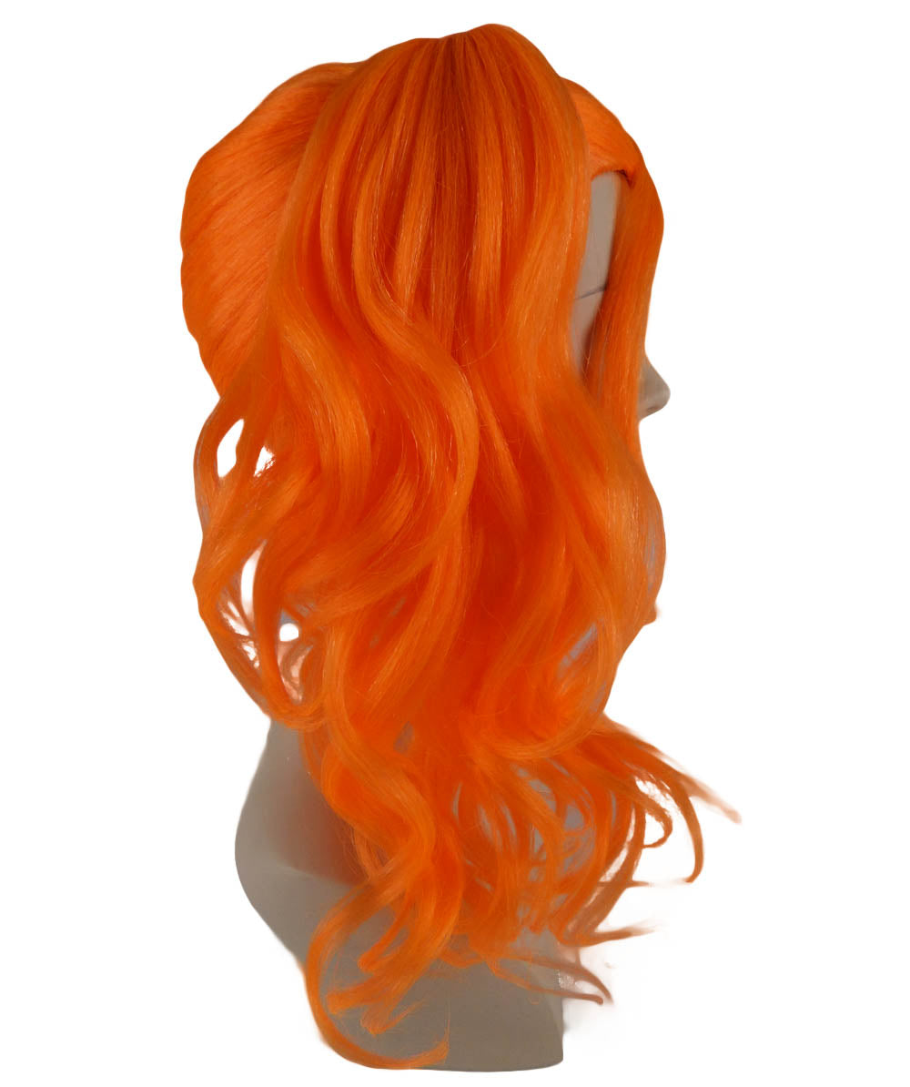 Wigs2you ハロウィンパーティー プレミアム レディース H-736 ドリー ピグテール ウィッグ パンプキン オレンジ色