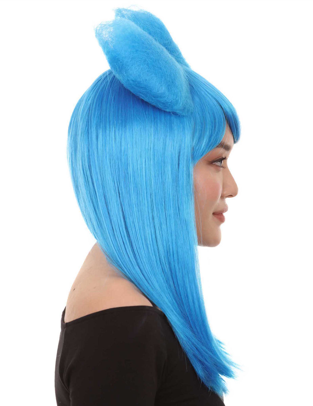 Wigs2you ハロウィンパーティープレミアムレディース H-1614 着用が簡単 とても快適 ブルー ロング バタフライウィッグ