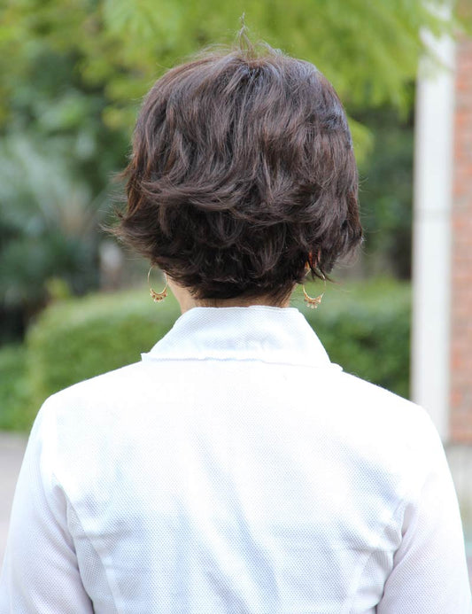 Mrs Styles ショート HHB-012 LuxeLocks 50/50 人毛ブレンド シルキーストレートバンドル