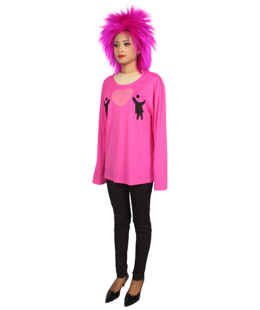 大人向け女性用 JCO-169_6 バレンタインデー 恋に落ちる ロングスリーブ ホットピンク コスプレ コスチュームコレクション
