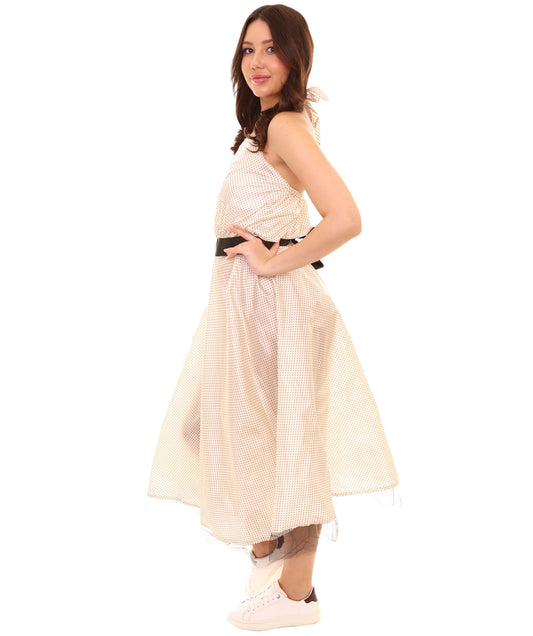 大人女子 JCO-072 50年代の水玉ドレスのヴィンテージ衣装 マルチカラーコスプレ衣装