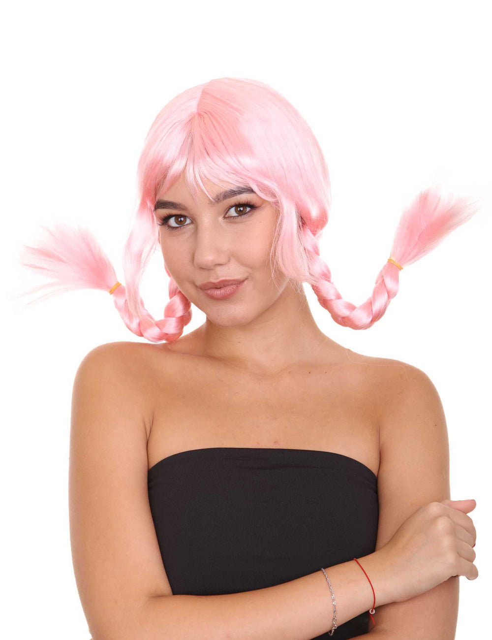 Wigs2you ハロウィン パーティー プレミアム レディース H-1641 簡単装着 とても快適 ピッピ Lt パープル
