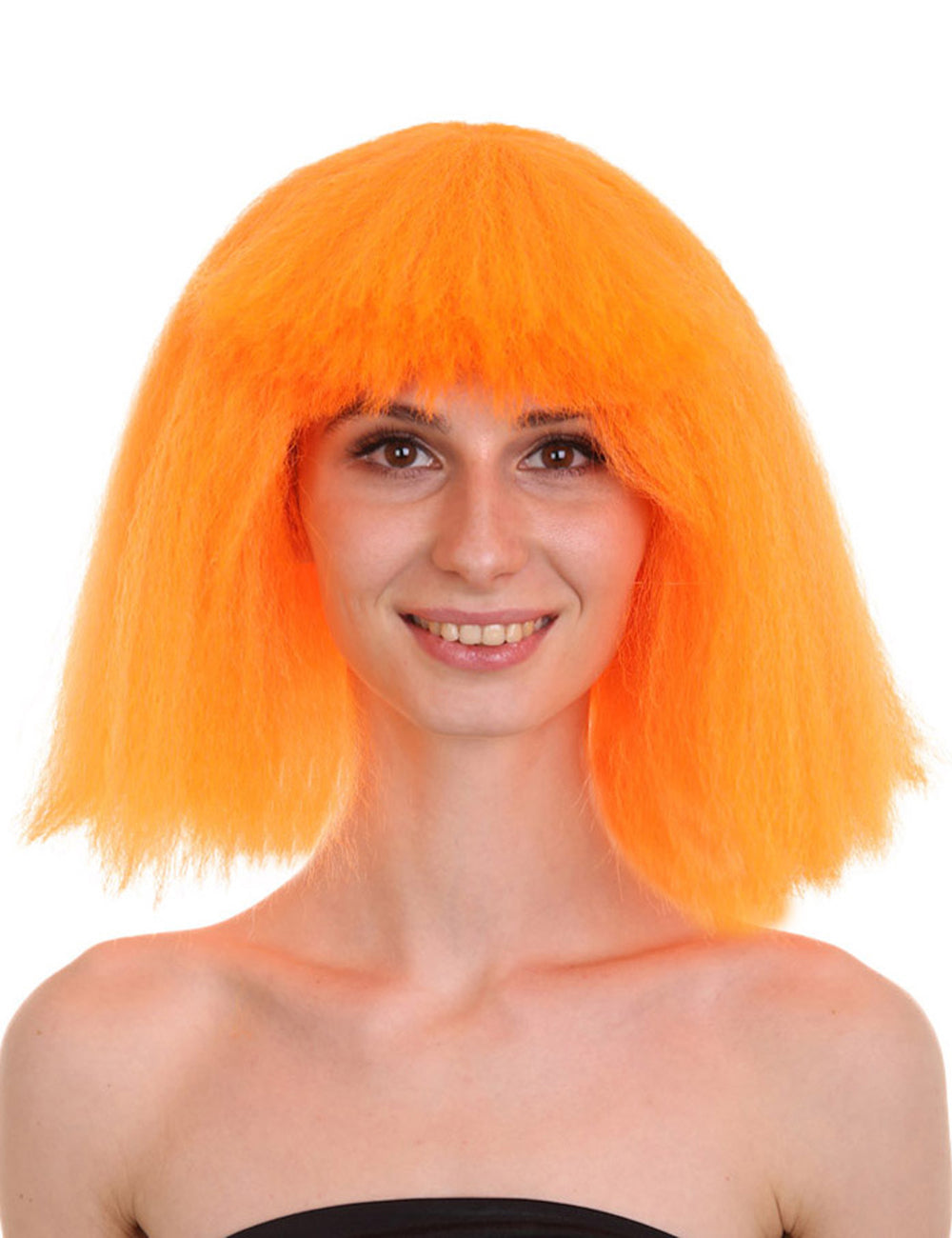 Wigs2you ハロウィンパーティープレミアムレディース H-1494 美しいルックを手に入れよう!ポップスターパンプキンオレンジウィッグ