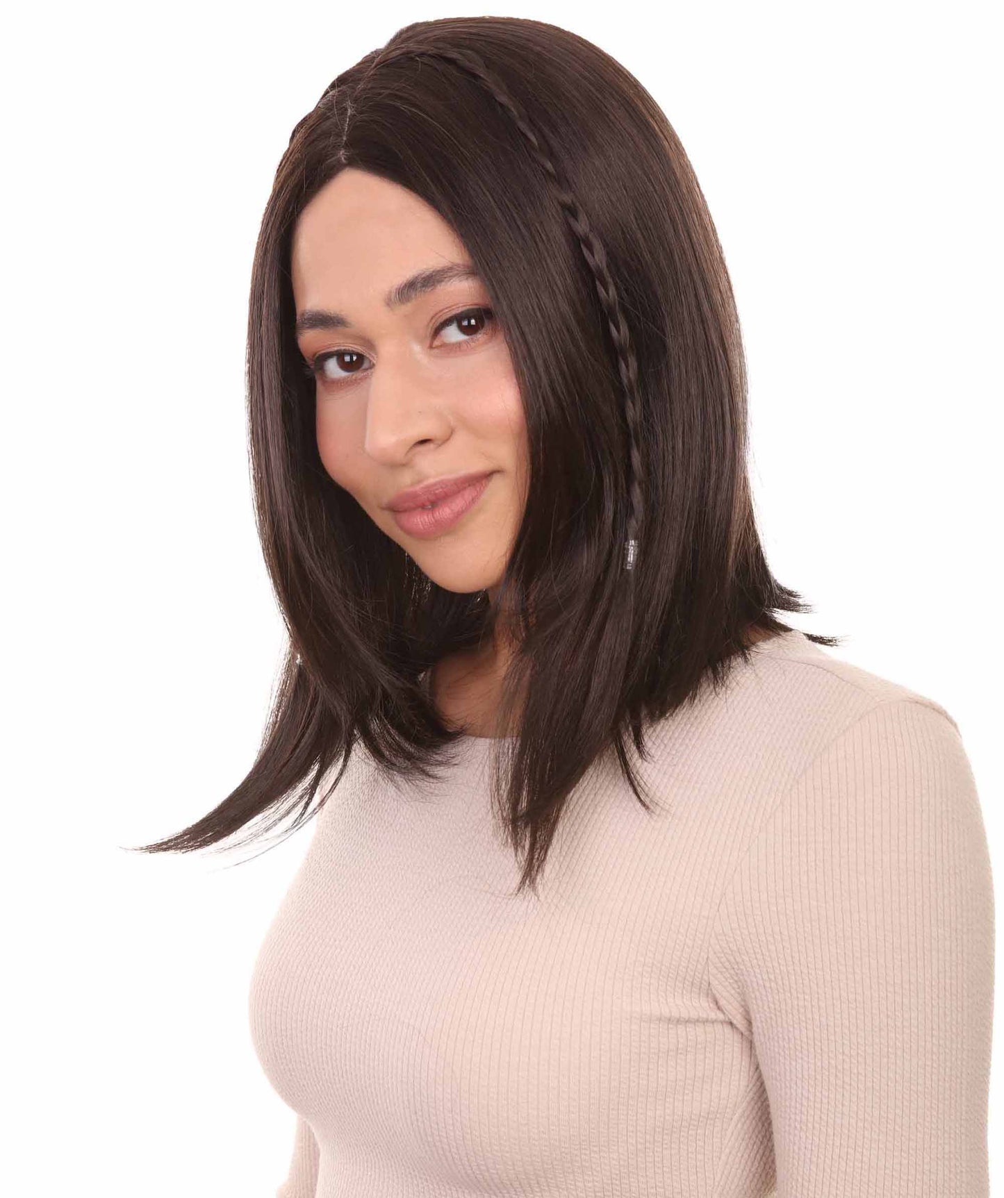 Wigs2you ハロウィンパーティープレミアム レディース H-919 スワンプクイーンウィッグ ダークブラウン色