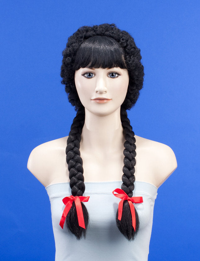 ハロウィンパーティープレミアムレディース H-253 ハローブラック ファンシーキャラクターファッションウィッグ ソフト合成繊維