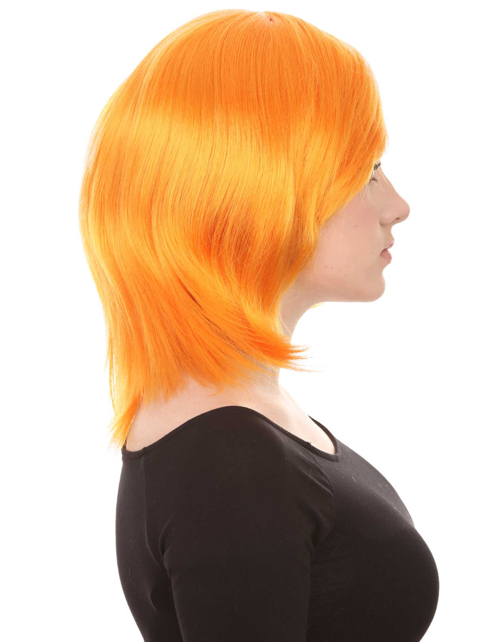 Wigs2you ハロウィン パーティー プレミアム H-1420 簡単に着用でき 快適なフィット感の女性ショート パンプキン ウィッグ