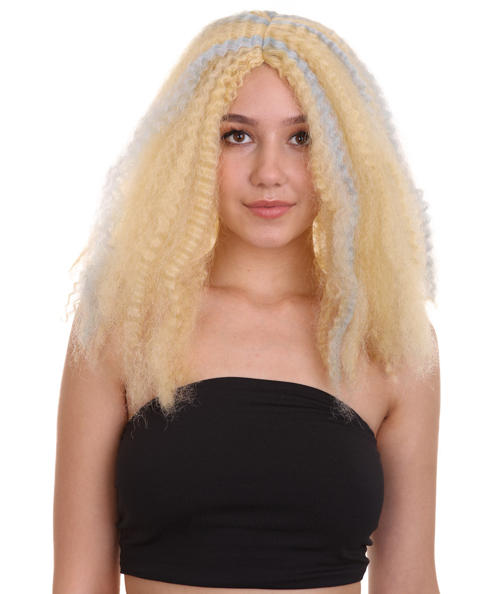 Wigs2you ハロウィンパーティ プレミアムレディース H-984 ショルダーレングス カーリーブロンドウィッグ