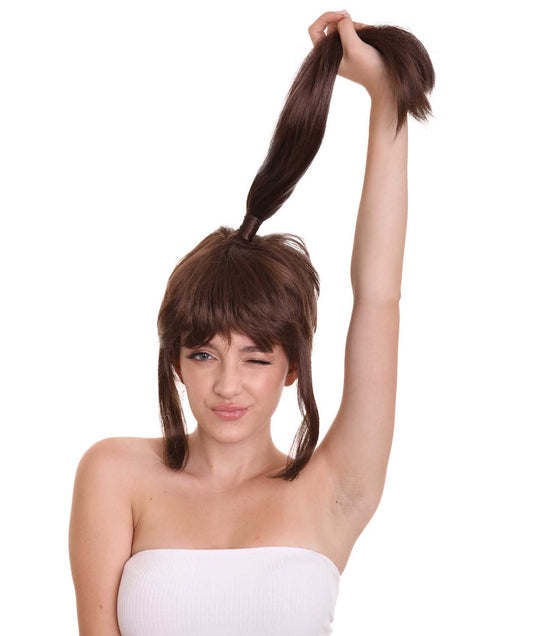 ハロウィンパーティープレミアム H-2553 セーラージュピターのコスプレウィッグ 華麗なレディースウィッグでのダッパーからダッシングへの変身