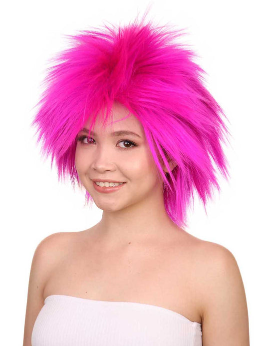 Wigs2you ハロウィンパーティープレミアムレディース H-1694 着け心地が良い とても快適 ファンキーパンク ネオンフューシャウィッグ