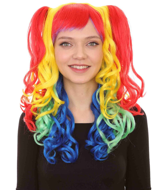 Wigs2you ハロウィンパーティープレミアムレディース H-1833 華やかに見えるレインボーバタフライウィッグ