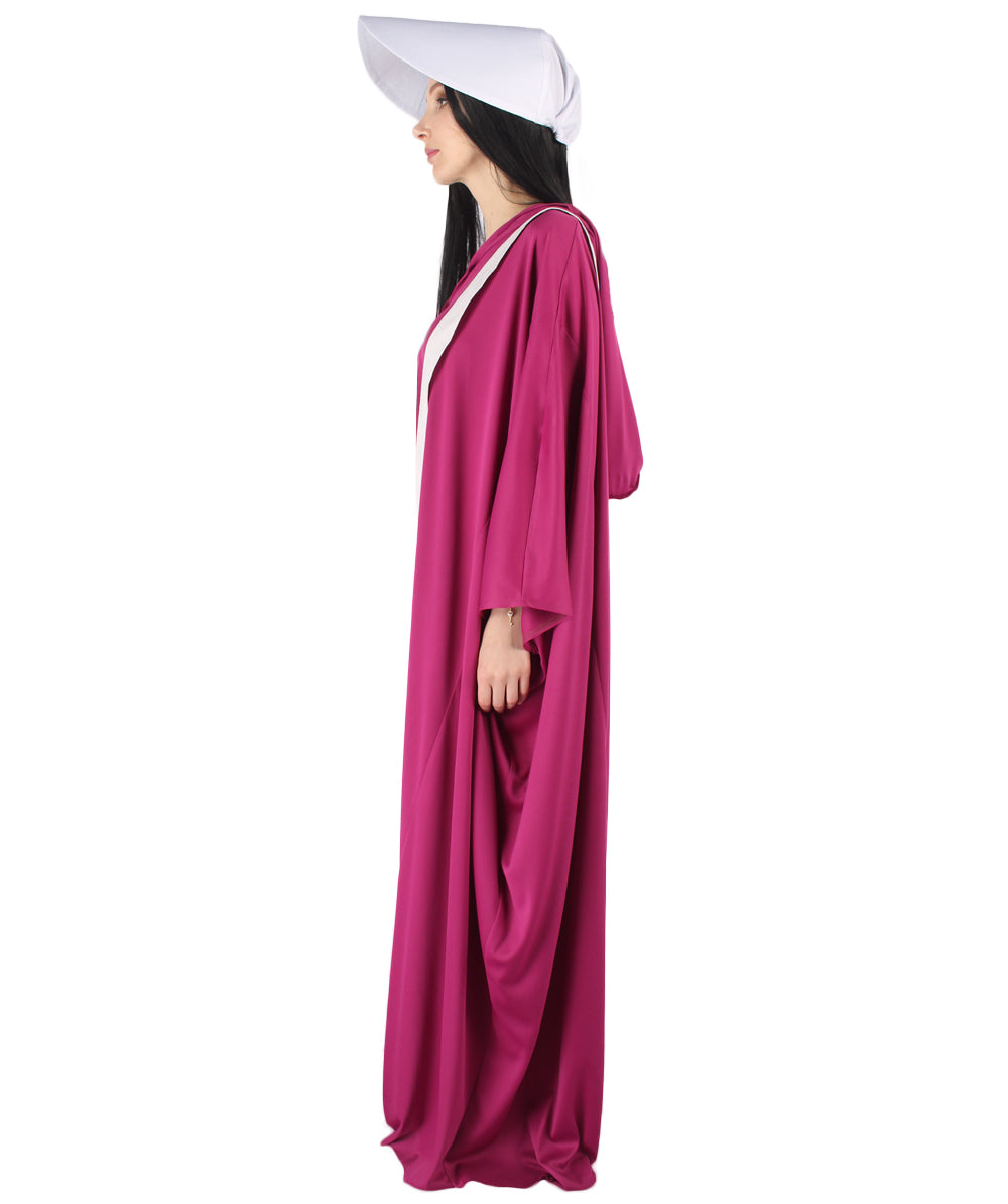 女性用 JCP-068_5 パープル ローブ ハンドメイド コスプレ衣装とバッグ ボンネット付き