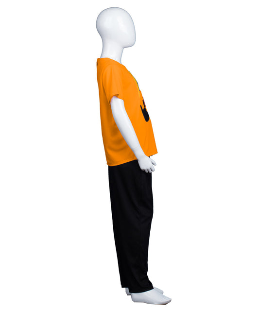 子供用 JCO-177(Kids)_1 プレジデント ロゴ Tシャツ オレンジ コスプレ コスチューム