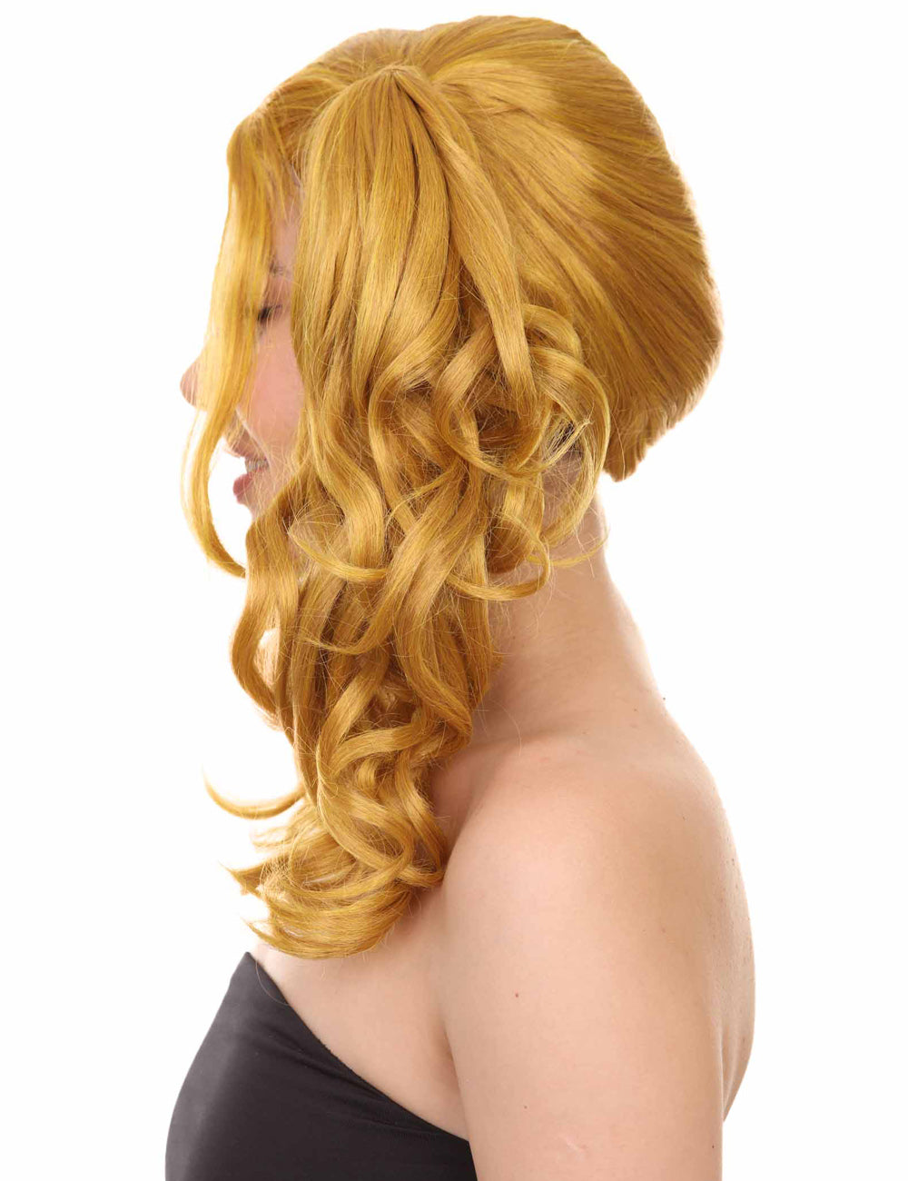 Wigs2you ハロウィンパーティー プレミアム レディース H-765 ドリー ピグテール ウィッグ ゴールドカラー