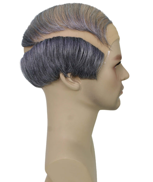 メンズ H-6101 グレーハゲウィッグ コスプレに最適 難燃性合成繊維