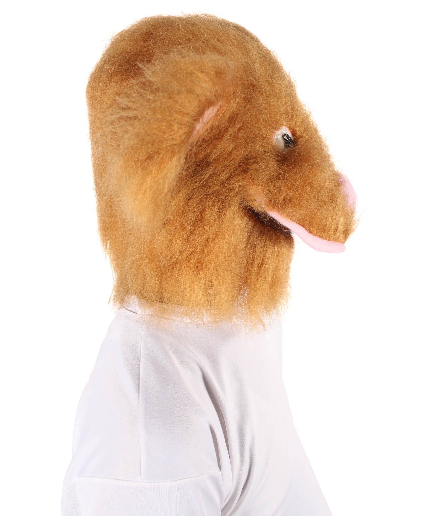 ユニセックス H-6192 ふわふわブラウンラットマスク ハロウィンやコスプレに最適 難燃性合成繊維