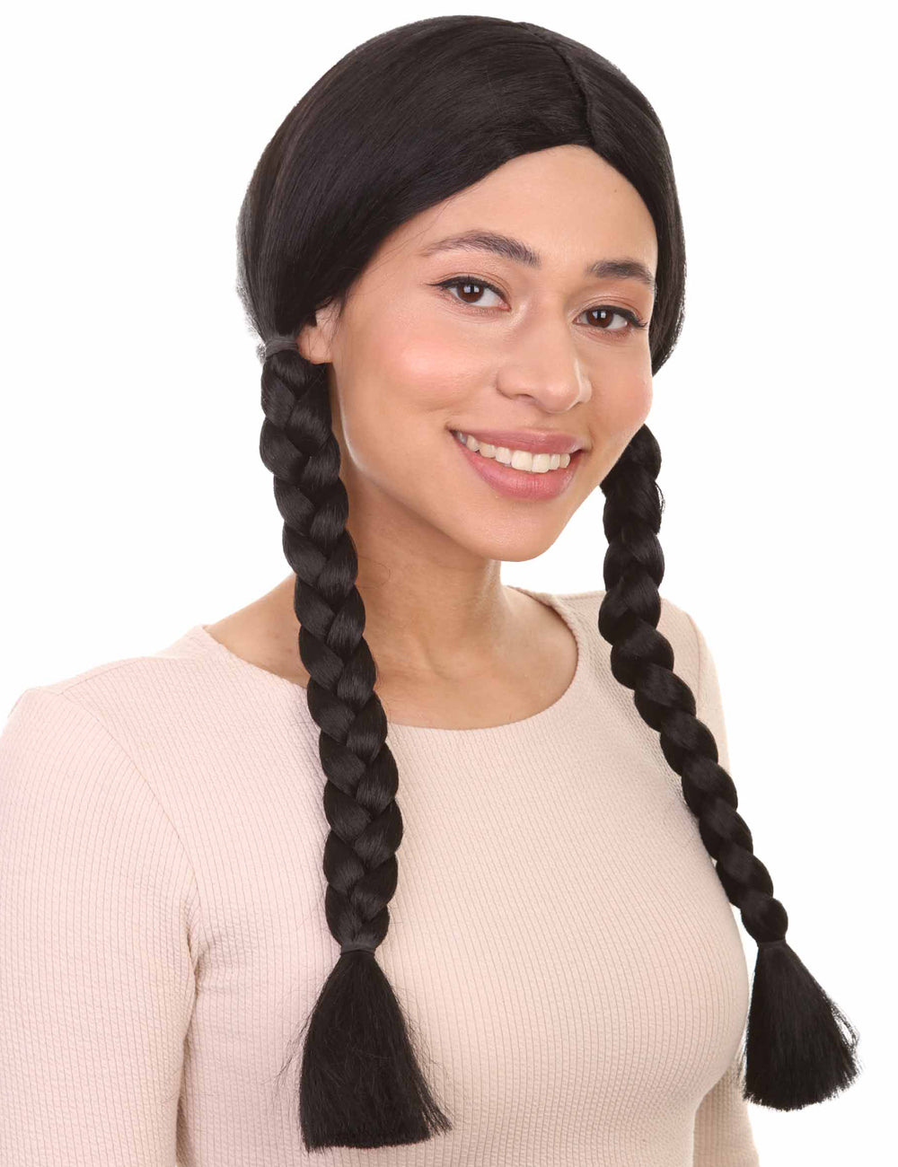 Wigs2you ハロウィンパーティープレミアムレディース H-547 ブラック "Indian Maiden" ウィッグ
