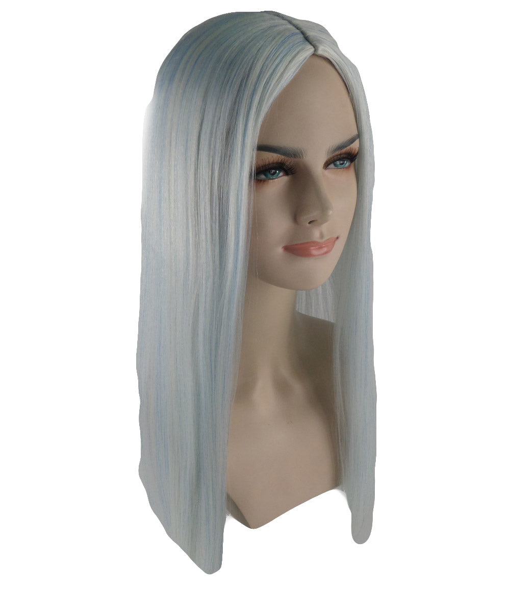 Wigs2you ハロウィンパーティープレミアム H-880 悪の花嫁 II 女性ウィッグ スカイブルー色