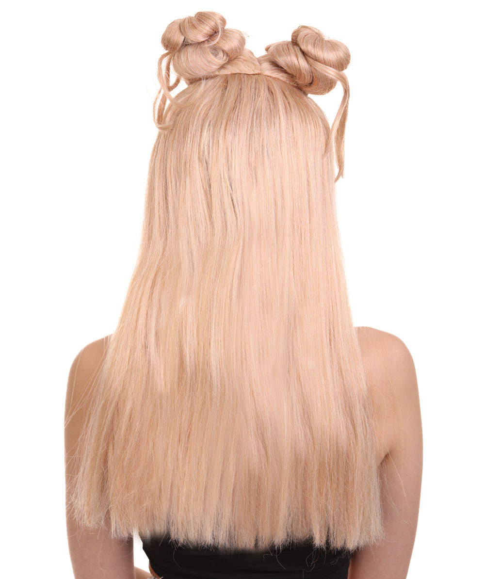 Wigs2you ハロウィン パーティー プレミアム レディース H-1216 快適なフィット感のゴールデン ブロンド アジアン プリンセス ウィッグ