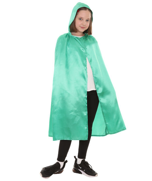 子供用 JCO-209_3 フードつきケープ グリーン コスプレ コスチューム