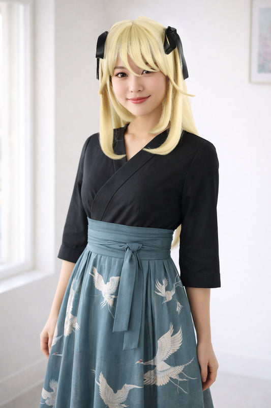 Wigs2you C-130 ロングブロンドコスプレウィッグ - 24インチ耐熱ストレート人工毛、女性用標準キャップ付き