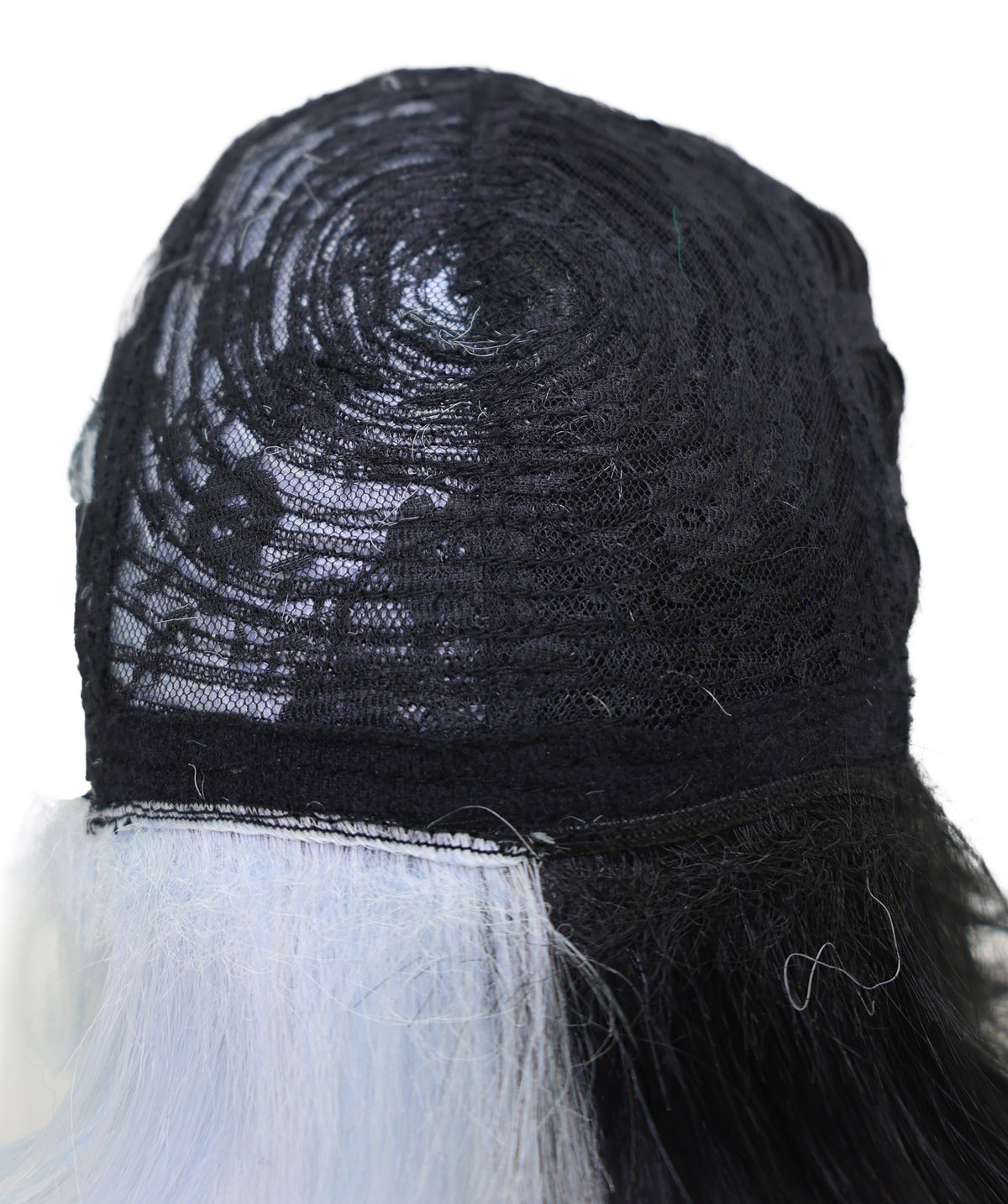 Wigs2you C-228 女性用コスプレウィッグ(13インチ、ブラック&ペールシルバー)― ショートレイヤー・耐熱性合成毛髪・スタンダードキャップ付き