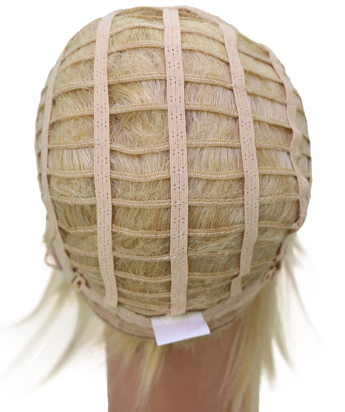 Wigs2you C-233 「70cm ゴールデンブロンド コスプレウィッグ(女性用)、ロングウェーブポニーテール アニメ風ウィッグ(サイドバング付き)」