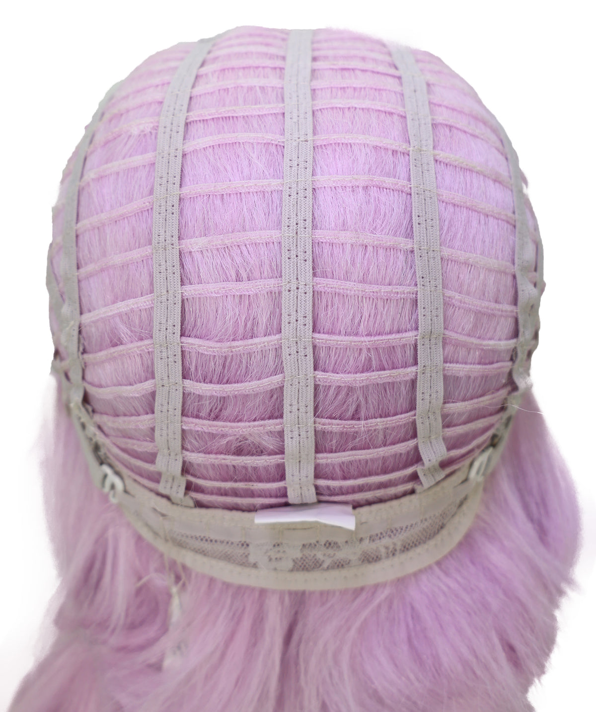 Wigs2you C-237 女性用コスプレウィッグ(パステルライラック、100cm)― 超ロングストレート、バブルブレイド&フルバング付きアニメ風ウィッグ