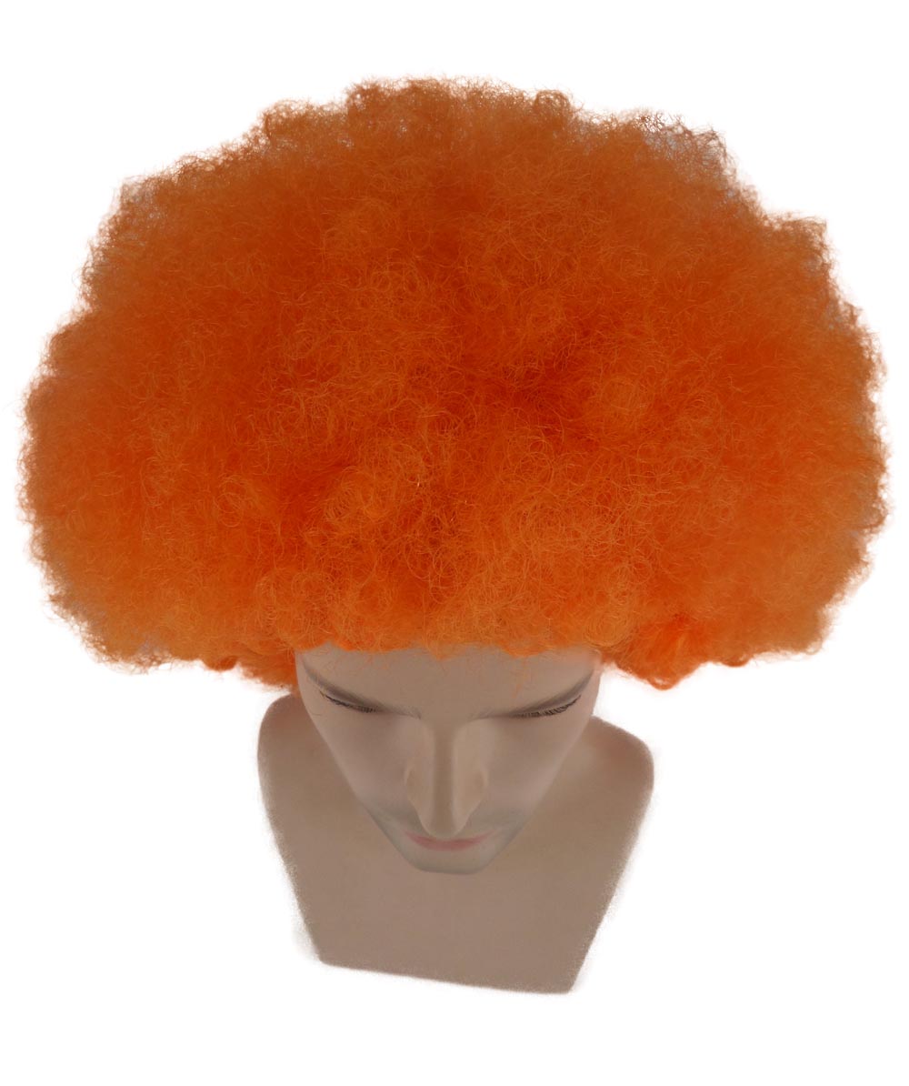 Wigs2you ハロウィンパーティープレミアム メンズ H-652 スーパーアフロウィッグ オレンジ色