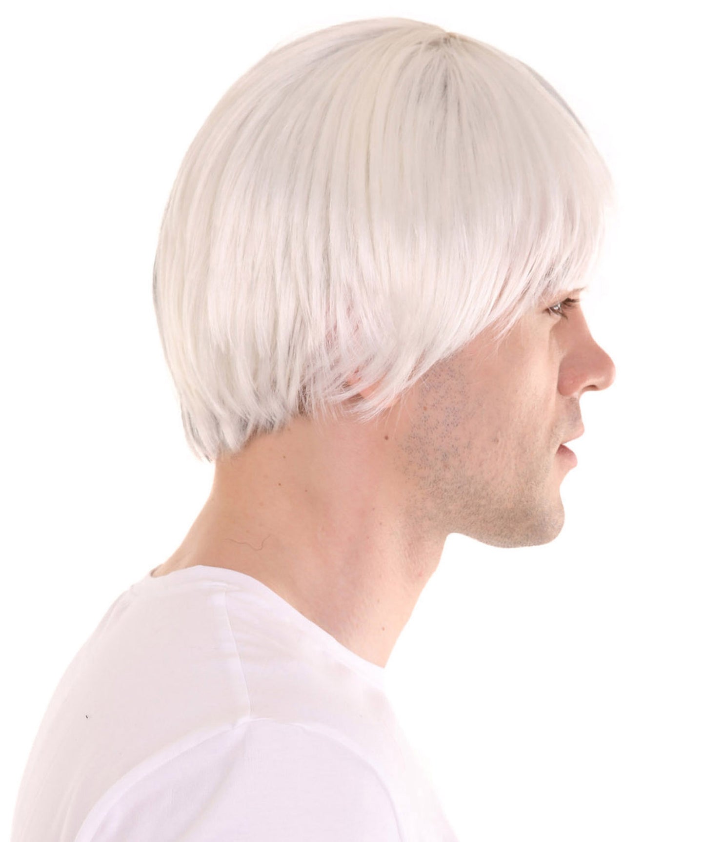 Wigs2you ハロウィン パーティー プレミアム メンズ H-608 SIA ウィッグ メンズ 黒白