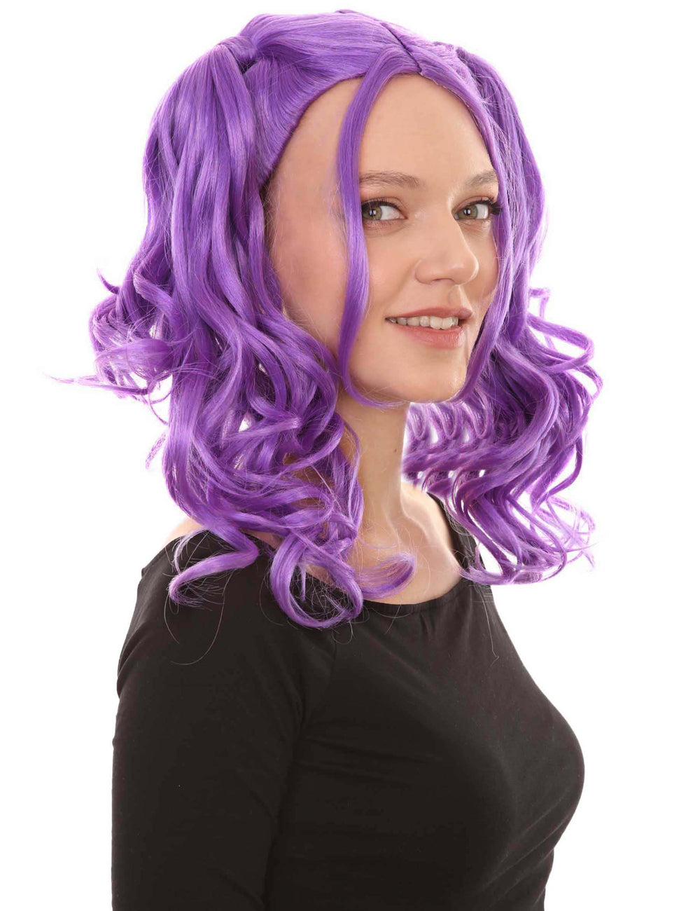 Wigs2you ハロウィンパーティー プレミアム レディース H-747 ドリー ピグテール ウィッグ ライラック色