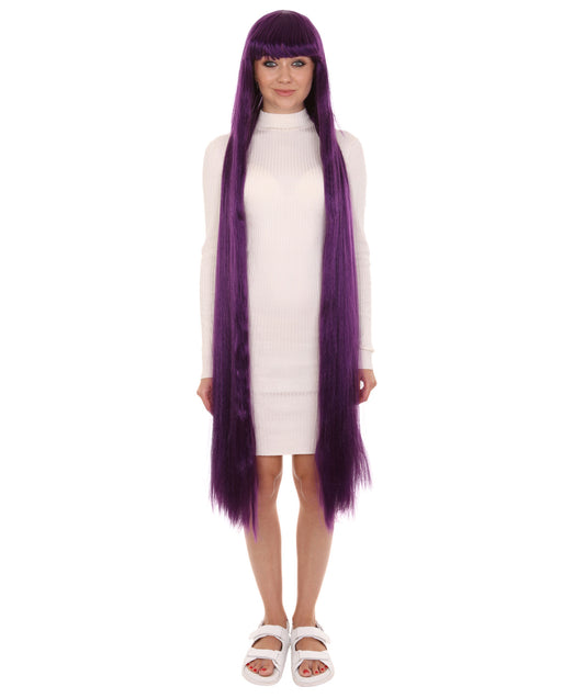 ハロウィンパーティープレミアム H-2726 50エクストラロングバイオレットレディースウィッグコレクション