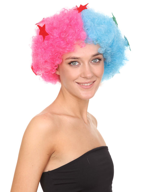 アフロケンレディースウィッグ H-2709 ファンシーキャラクターハロウィンパーティープレミアムウィッグ