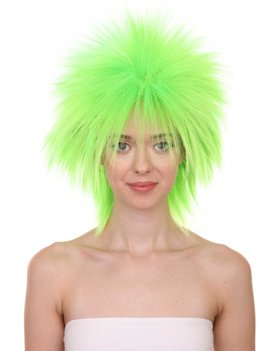 Wigs2you ハロウィンパーティープレミアムレディース H-1686 着け心地が良い とても快適 ファンキーパンク ライムウィッグ