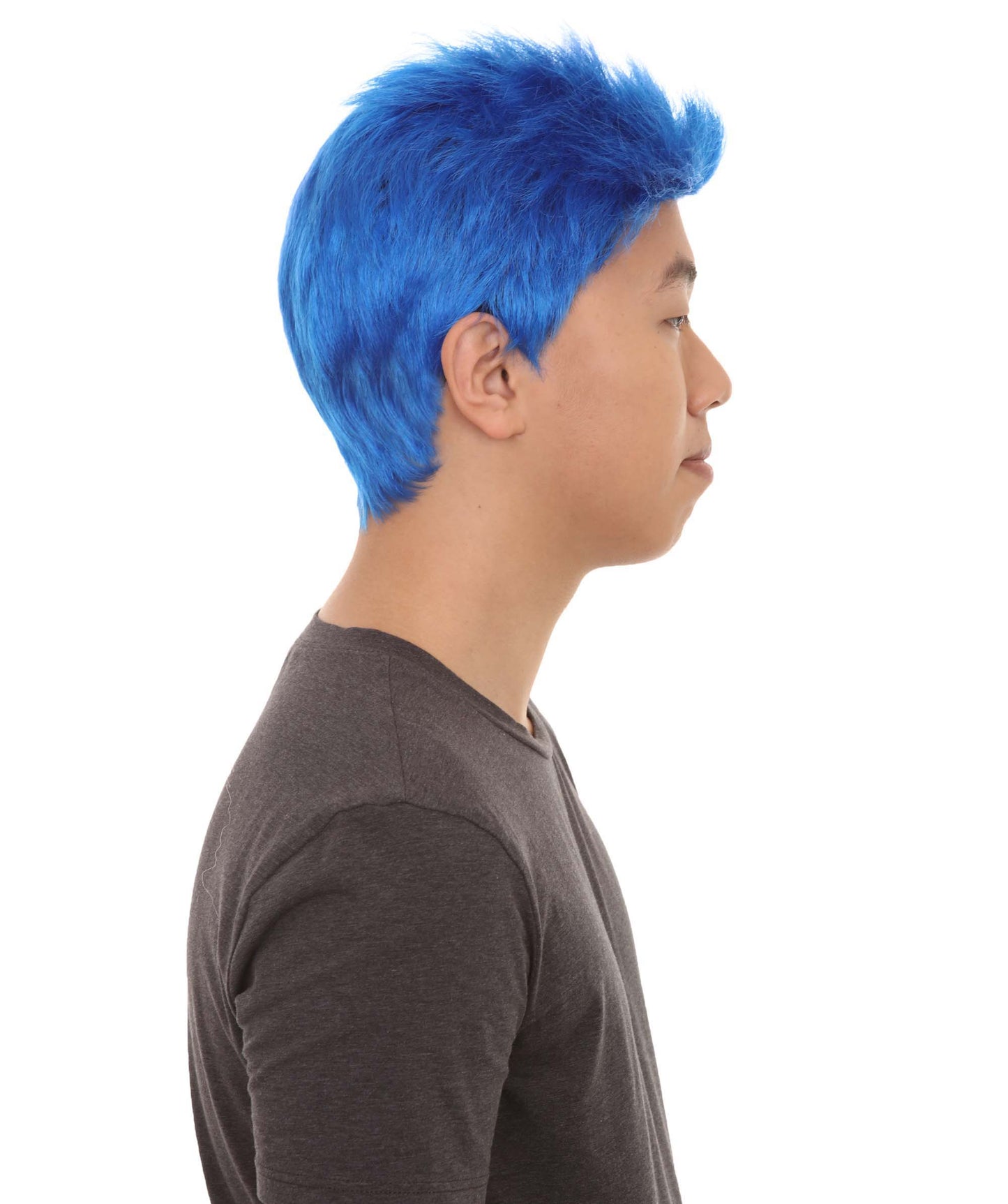 男性 ファンシーブルーウィッグ H-2293 コレクション プレミアム 通気性のあるキャプレスキャップ