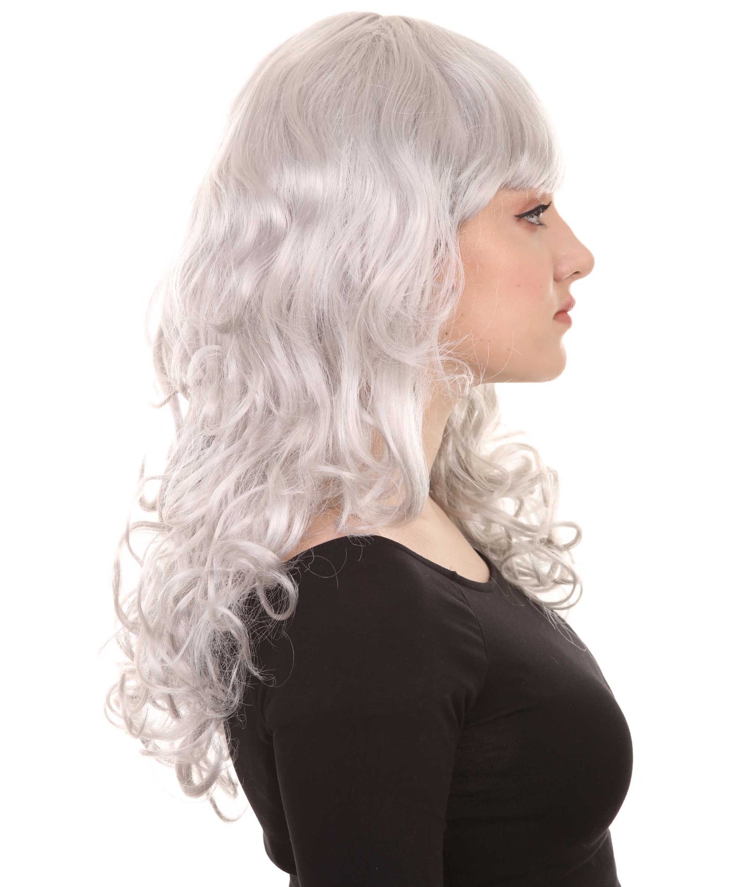 Wigs2you ハロウィンパーティープレミアム H-830 バットマン 女性ジョーカーウィッグ グレー色