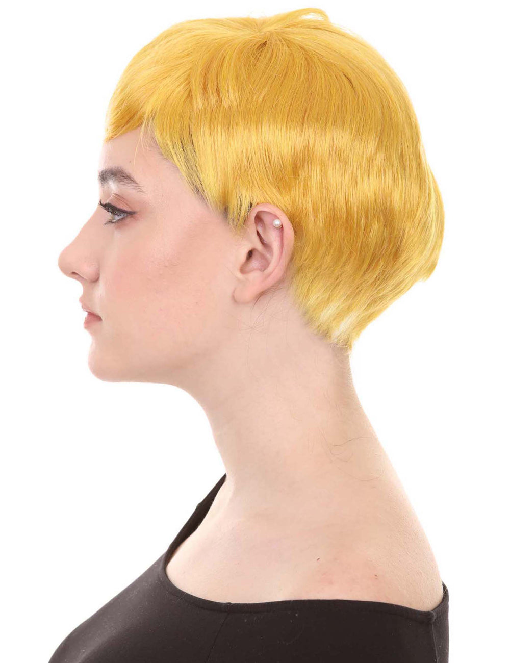 Wigs2you ハロウィンパーティープレミアム レディース H-594 コウノトリウィッグ ゴールデンイエロー