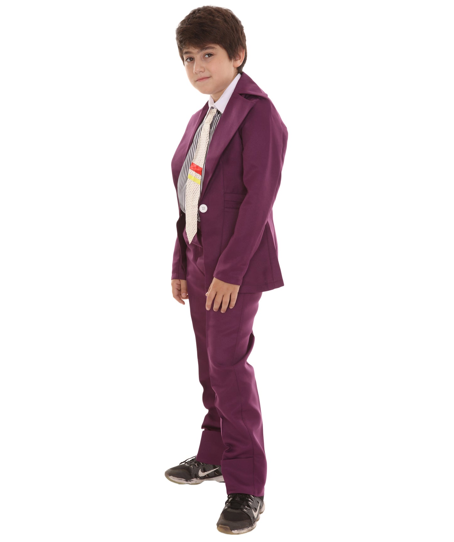 シンガー ボウイ JCP-028_8(Kids) コスプレコスチューム(子供用) ライトパープル